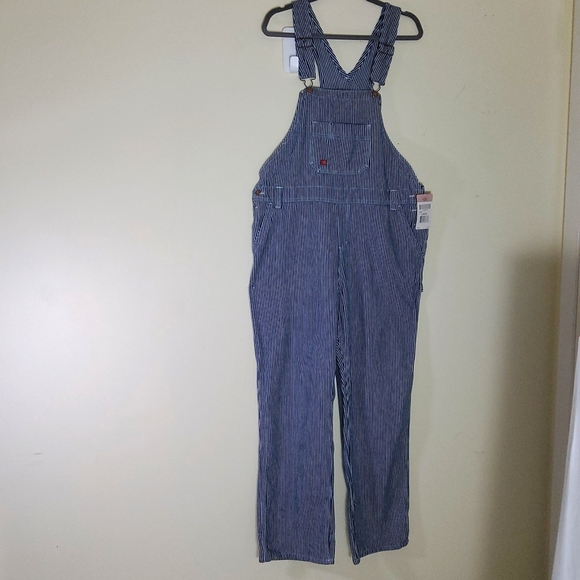 Dickies Navy and White Striped Overall Size XL - Picture 1 of 12